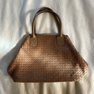 Saint Jack London Vintage Intrecciato Woven Handbag Purse